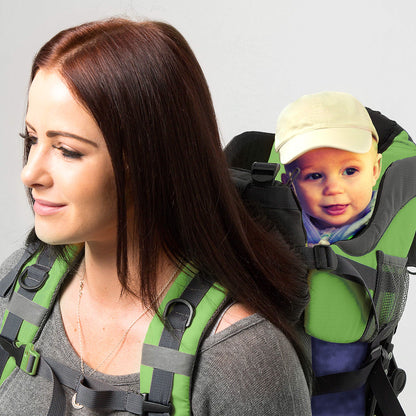 Luvdbaby Kraxe Kindertrage bis 18 Kg - Ergonomisch Kindertragerucksack für Kinder - Premium Toddler Carrier - Baby Tragerucksack - Babytrage Rückentrage Kleinkind - Rucksack mit Kindersitz