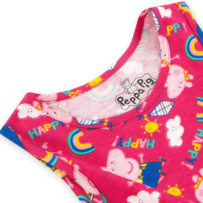 Peppa Pig Dress Girls Rainbow Summer Dress Girls Dresses for Girls