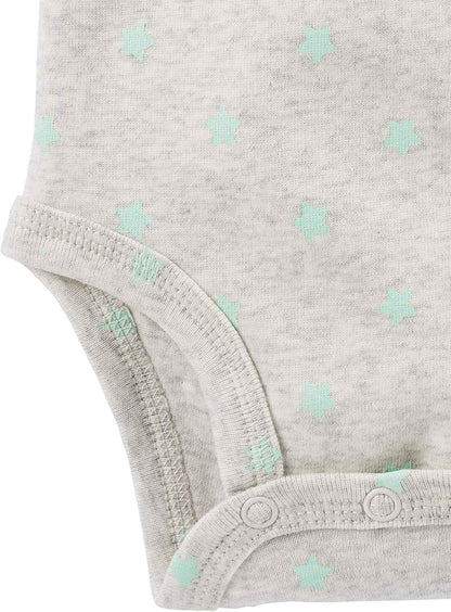 Simple Joys by Carter's Baby Girls' 6-Piece Neutral Bodysuits (Short and Long Sleeve) and Pants Set Infant and Toddler Pants Clothing Sets (Pack of 1)