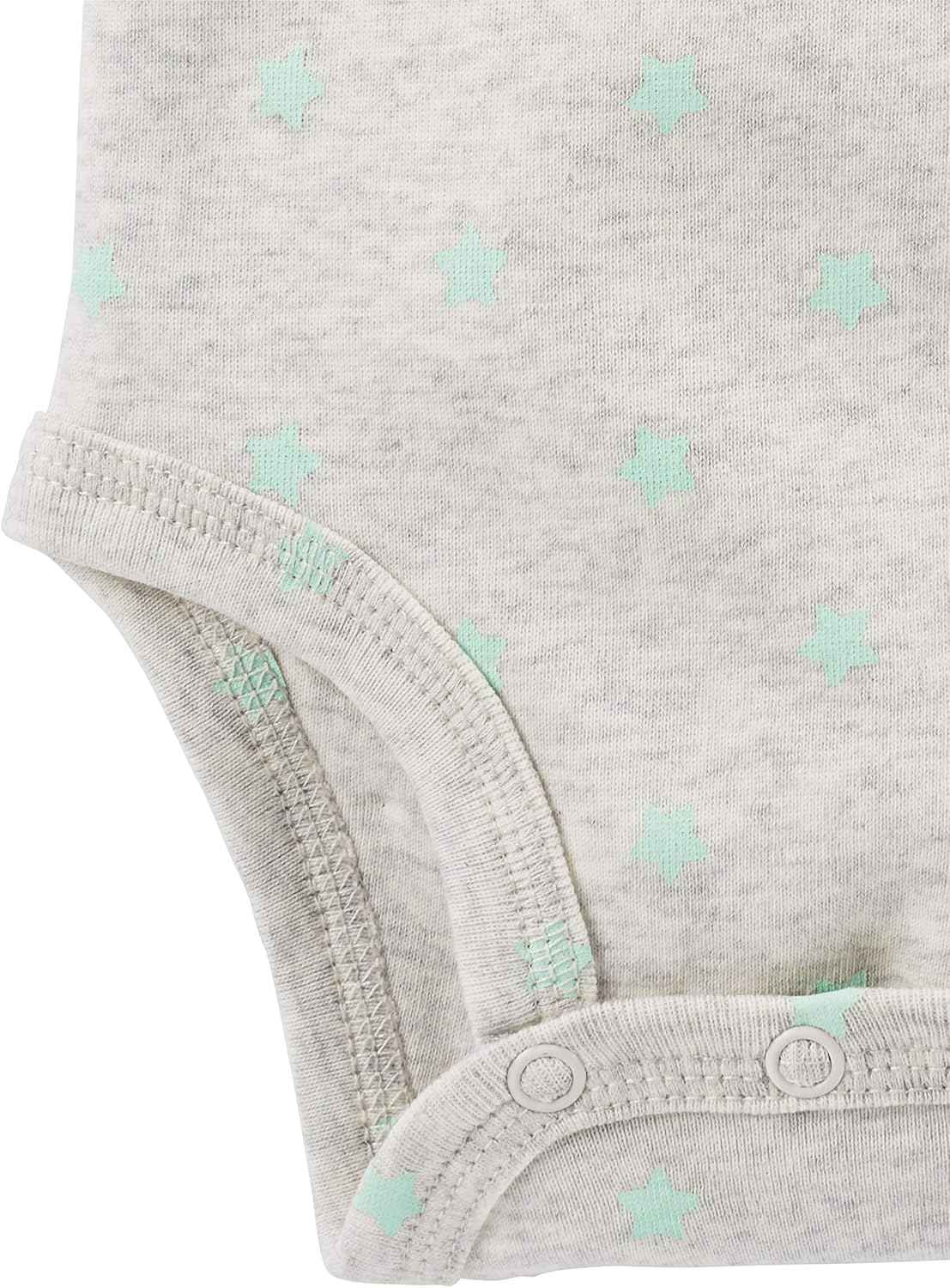 Simple Joys by Carter's Baby Girls' 6-Piece Neutral Bodysuits (Short and Long Sleeve) and Pants Set Infant and Toddler Pants Clothing Sets (Pack of 1)