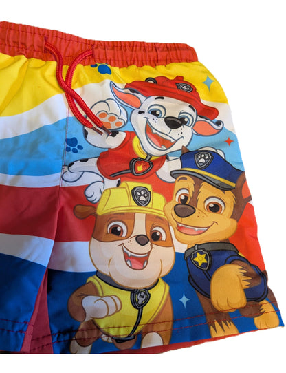 Paw Patrol/Batman Jungen Badehose Badeshorts Schwimmhose mit Elastischer Bund und EIN Netzfutter, Fast trocken Badeboxer Kinder