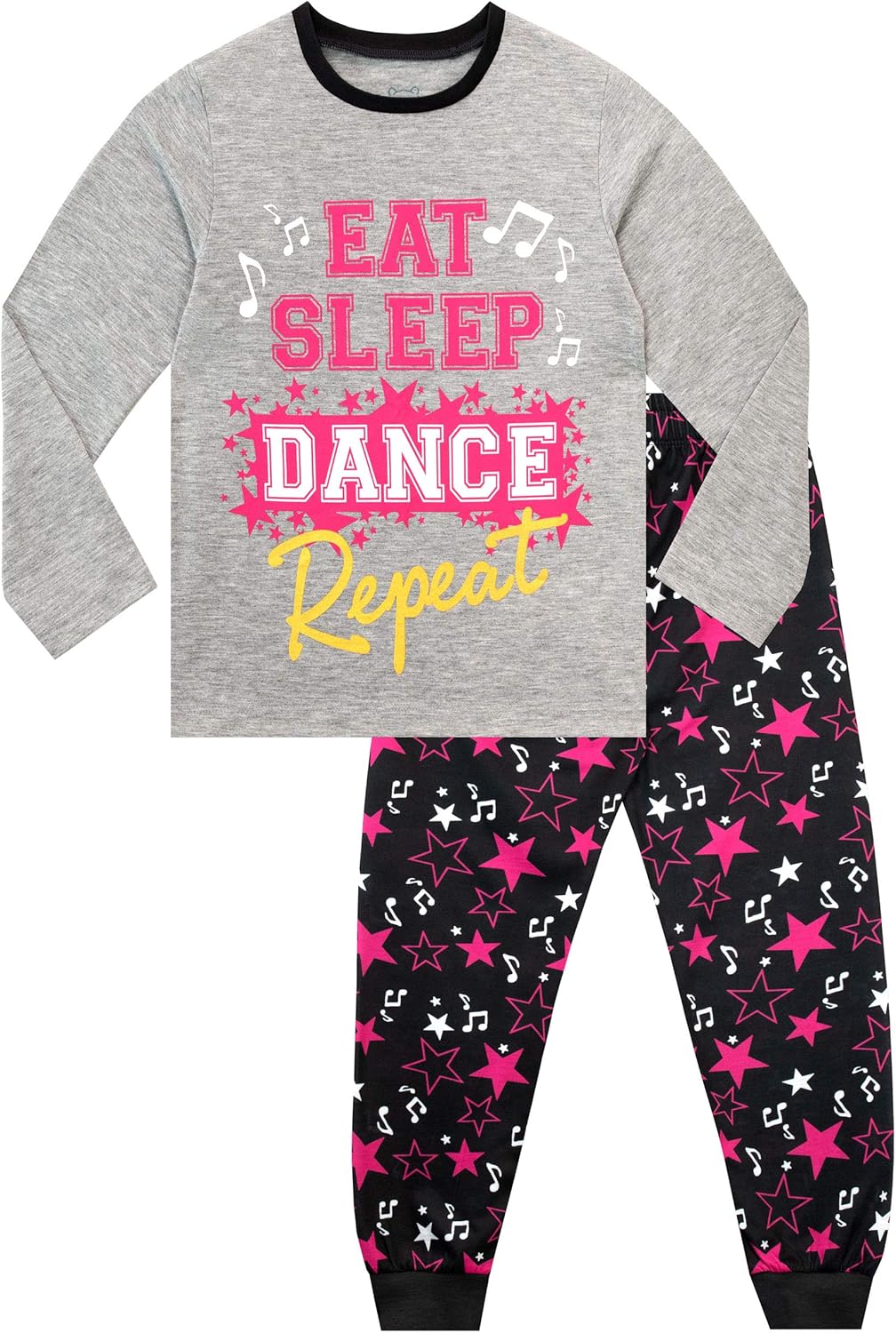 Harry Bear Schlafanzug Mit Sleep Aufdruck | Pyjamas Für Mädchen | Kinderpyjamas | Pyjamas Mädchen