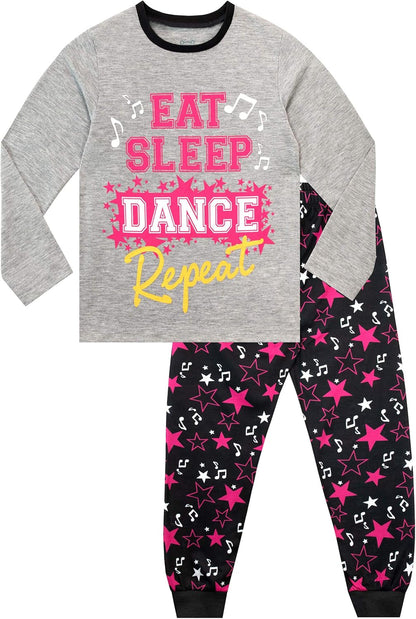 Harry Bear Schlafanzug Mit Sleep Aufdruck | Pyjamas Für Mädchen | Kinderpyjamas | Pyjamas Mädchen