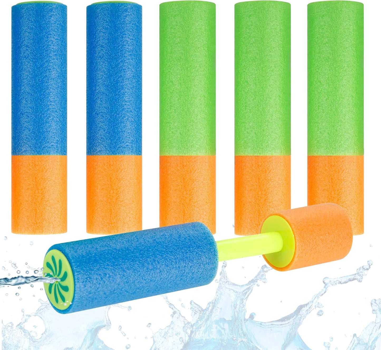 3er Wasserpistolen Set - ca. 15 cm mit großer Reichweite Wasserspritzpistole Spritzpistole klein mini für Kinder