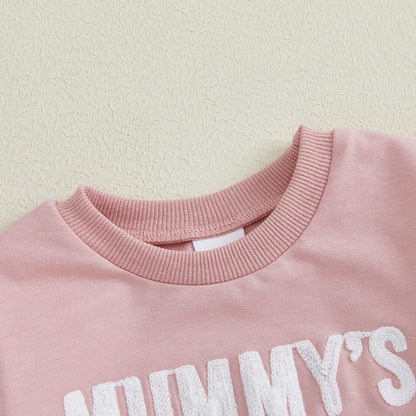 Himllauen Baby Mädchen Kleidung Sweatshirt + Lange Hose Zweiteiler Babykleidung Set Kleinkind Outfits