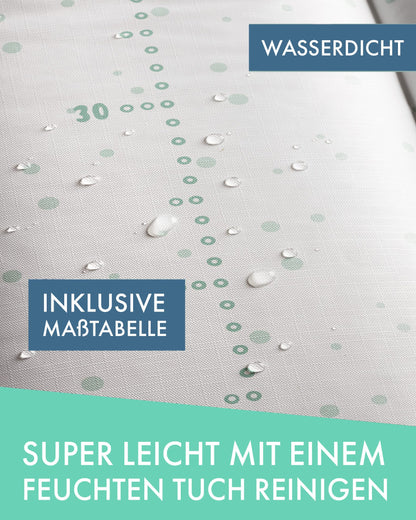 pic Bear Wickelauflage - hochwertige OEKO-TEX Wickeltischauflage - pflegeleichte Wickelunterlage - Auflage Wickelkommode - 85 x 72 cm - Sealife