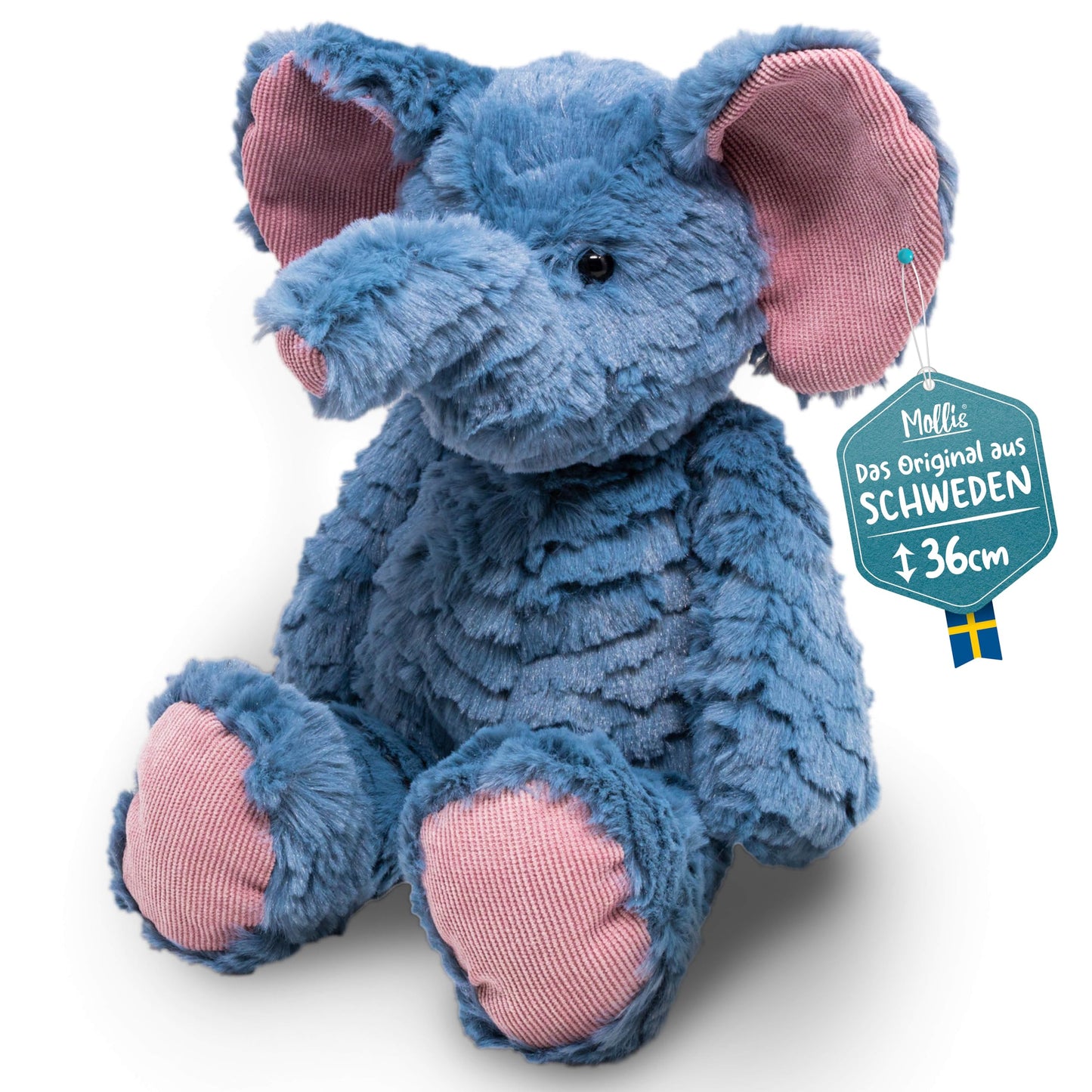 Mollis Cuddly Toy - Cuddly Rabbit - 36 cm - Plush Toy Rabbit - Children's Cuddly Toy - Soft Stuffed Toy for Children and Babies