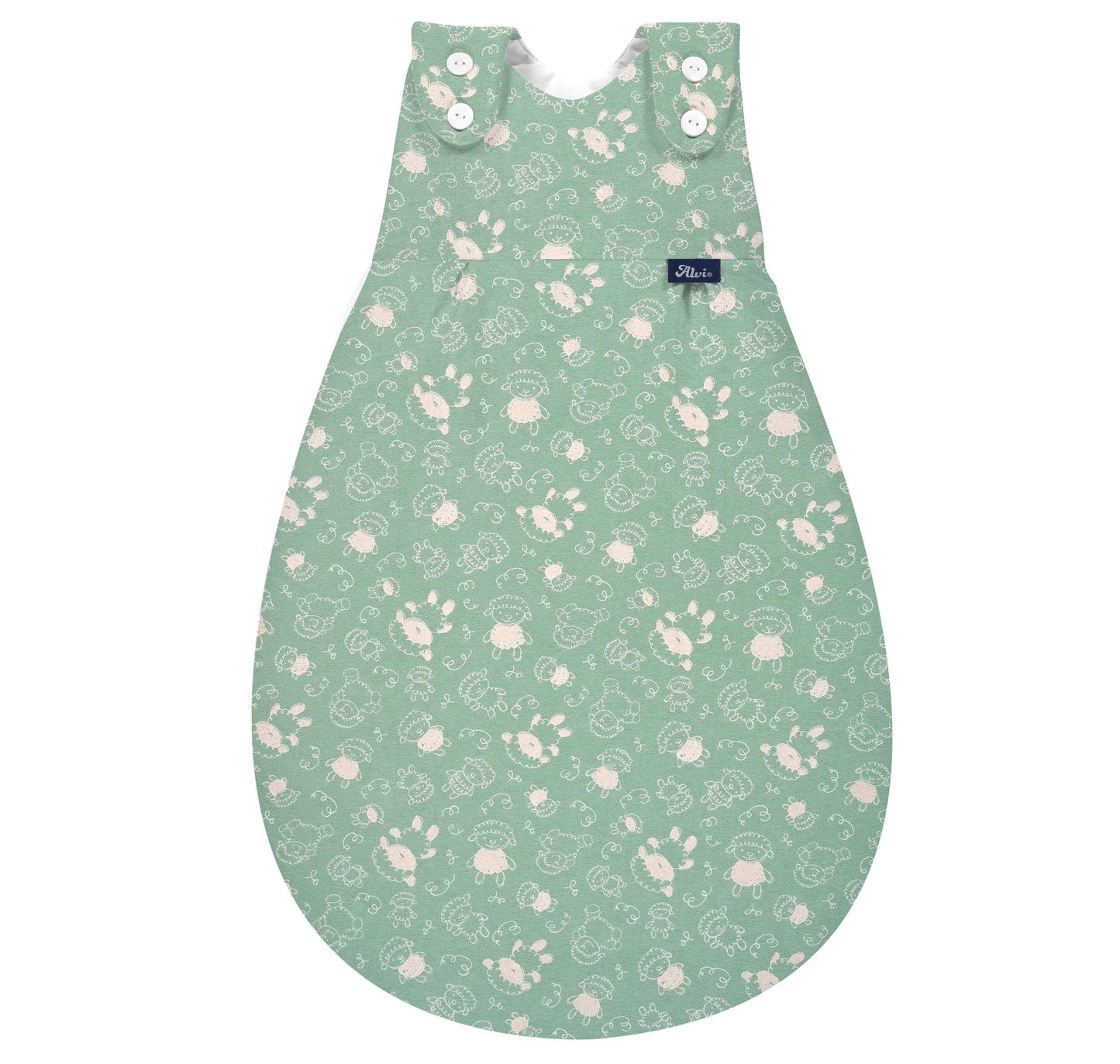 Alvi Baby Mäxchen Exclusive Outer Bag, Baby Sleeping Bag, Grows with Your Child and Breathable, Washable Children's Sleeping Bag, Lightweight Sleeping Bag