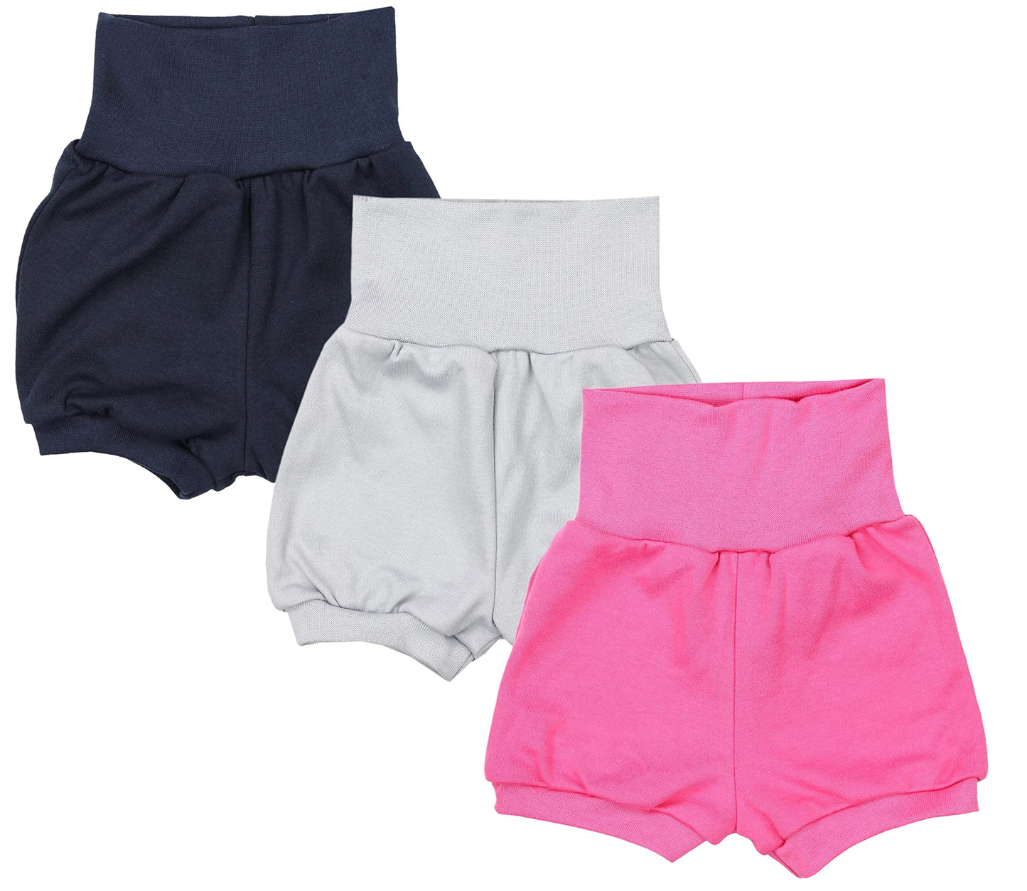 TupTam Baby Mädchen Kurze Pumphose 3er Pack