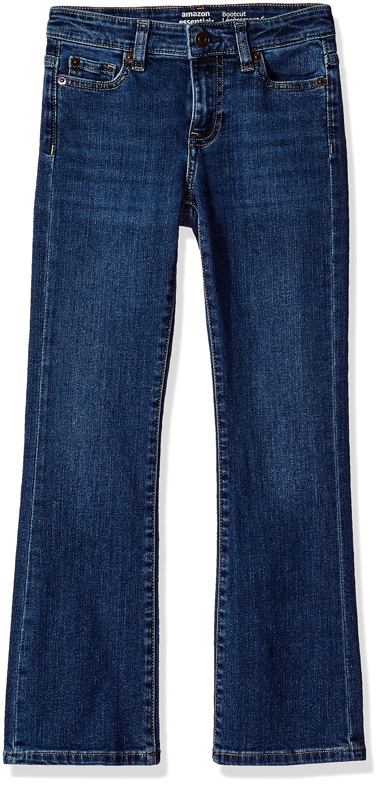 Essentials Mädchen Schmal geschnittene Bootcut-Jeans aus Stretch