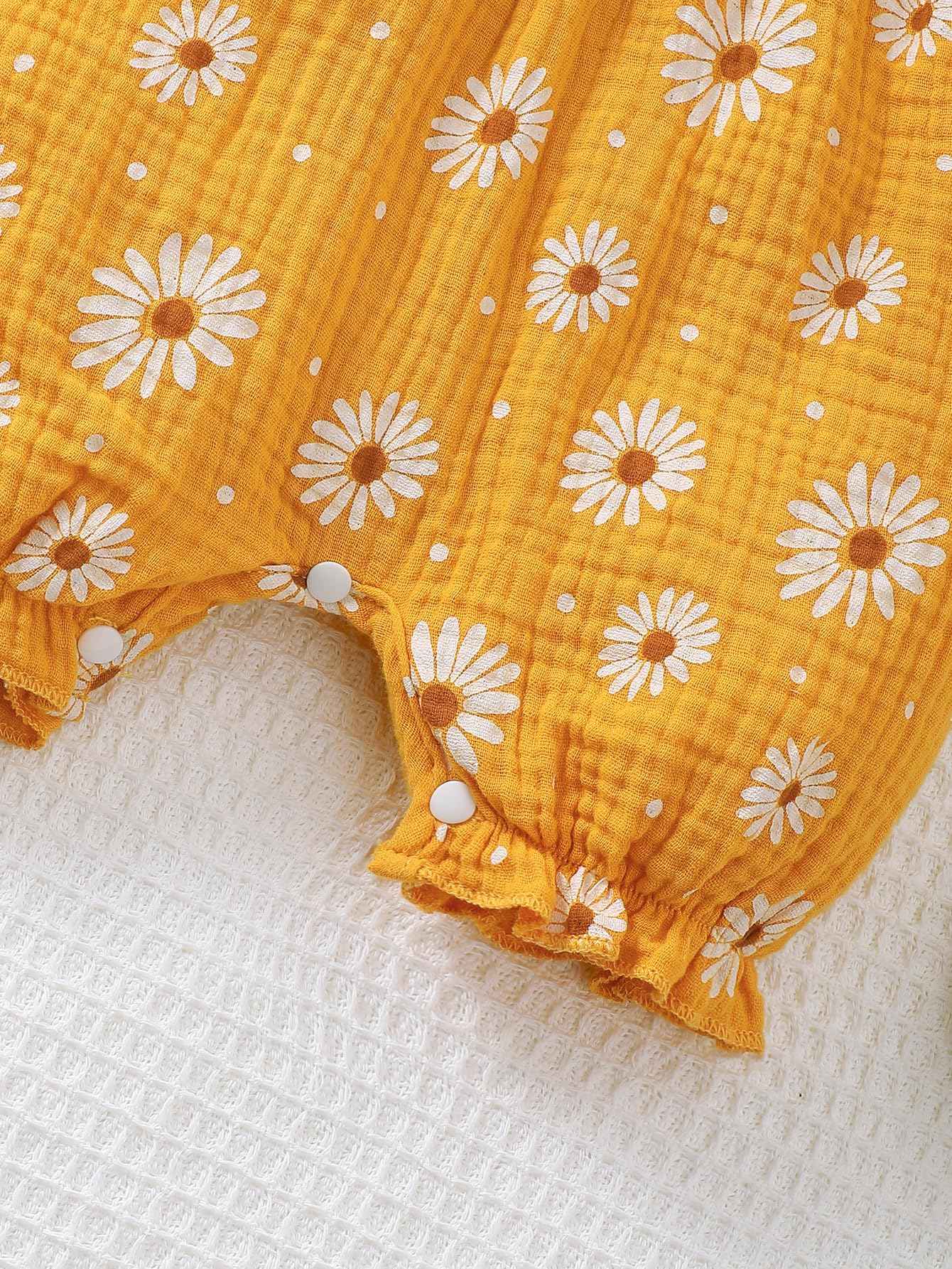 UUAISSO Newborn Baby Girl Clothing Long Sleeve Ruffle Jumpsuit Bowknot Romper Infant Girls Autumn Winter Outfits