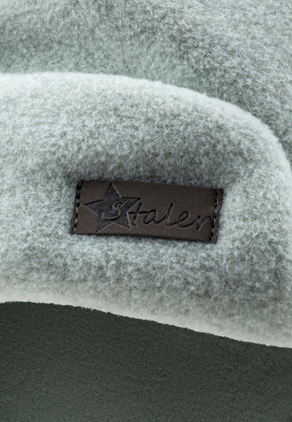 Sterntaler Aviator Hat with Ribbed Pattern - Subtle Striped 