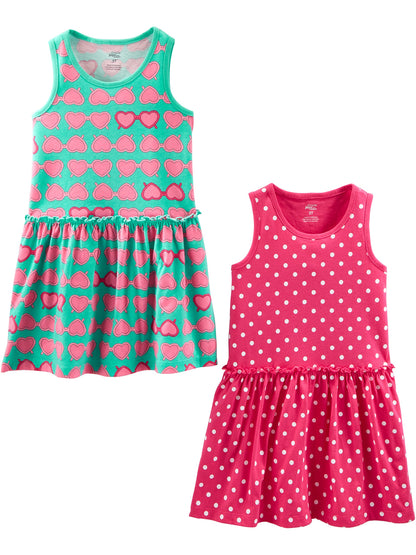 Simple Joys by Carter's Baby Girls' Casual Dress (Pack of 2)