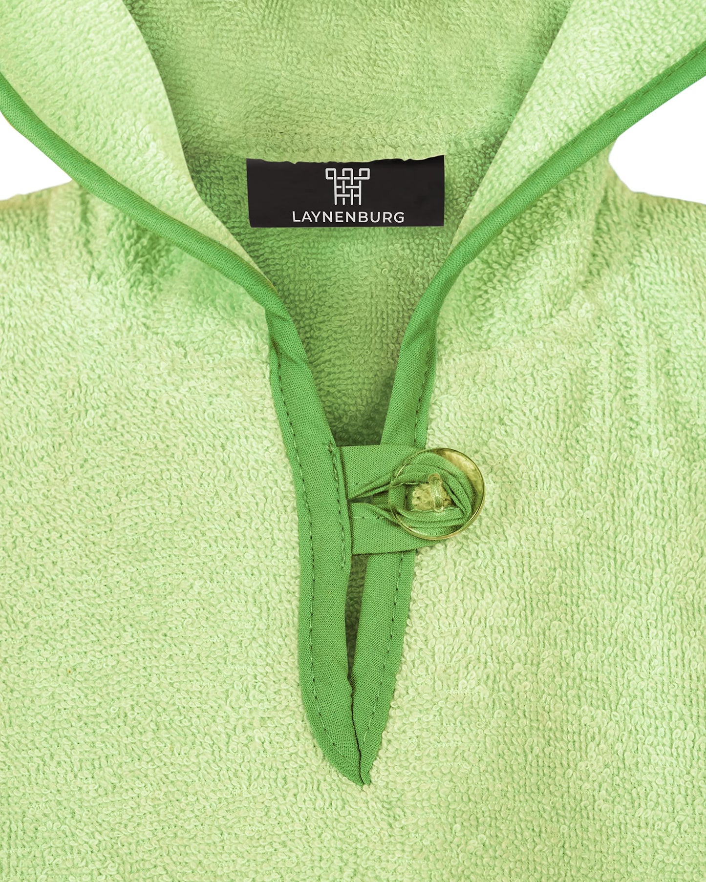 LAYNENBURG Premium Badeponcho Kinder mit Kapuze - 100% Baumwolle - OEKO TEX - Baby Jungen Mädchen Handtuch Poncho Frottee