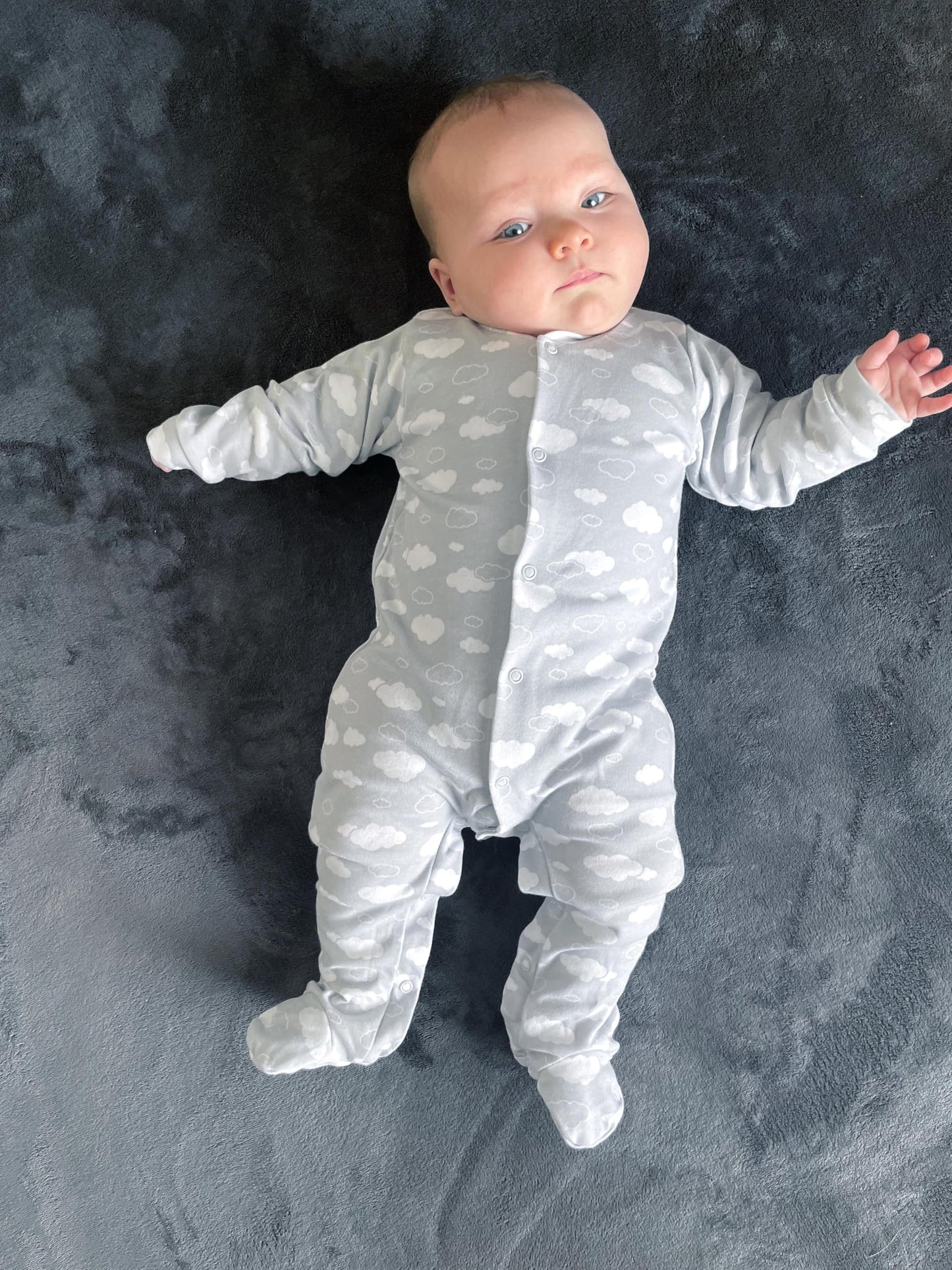 TupTam Baby Mädchen Schlafstrampler mit Fuß 3er Pack