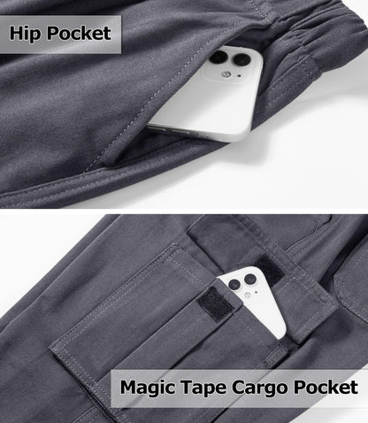 LAUSONS Hosen für Jungen Cargohose Kinder Hose Cargo Jogginghose Freizeithose mit Gummizug