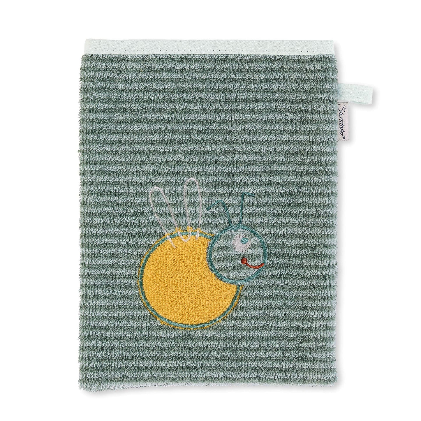 Sterntaler Waschhandschuh Esel Emmi, Größe: 21 x 15 cm, Mittelblau 7202070