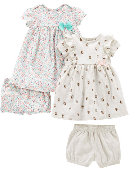 Simple Joys by Carter's Baby Girls' Casual Dress (Pack of 2)