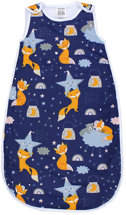 TupTam Baby Sleeping Bag 2.5 Tog - Oeko-Tex All-Year Sleeping Bag Children with Side Zip, Sleeveless