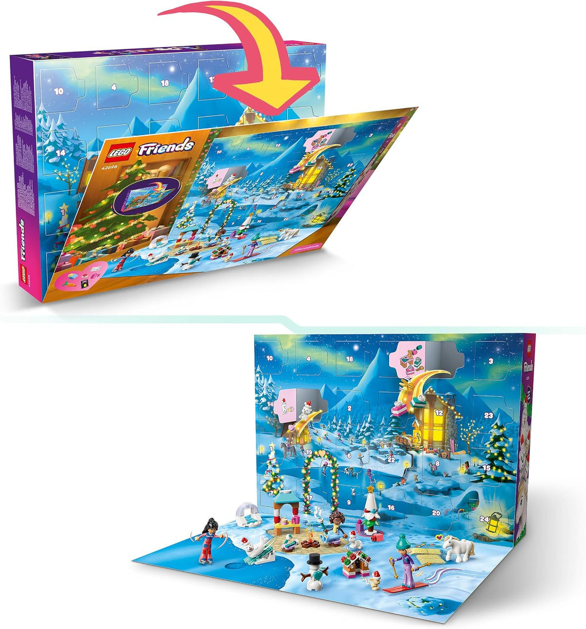 LEGO Friends Adventskalender 2026 42698 Mit 24 Überraschungen Für Kinder