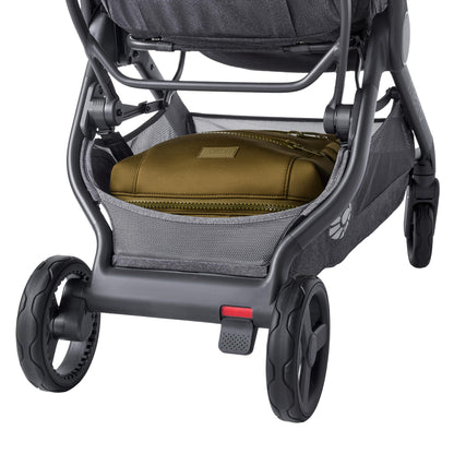 Ergobaby Metro3 Kinderwagen Buggy mit Liegefunktion, Baby-Buggy ab Geburt bis 22kg (0-4 Jahre), Zusammenklappbar und Autositz Kompatibel, höhenverstellbarer Griff, ergonomischer Sitz, Graphite Grey