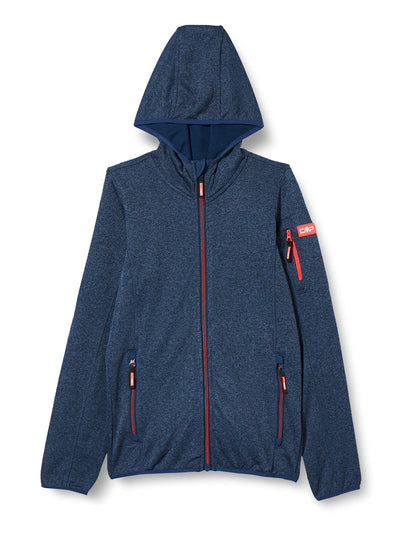 CMP Kids' Knit Tech Jacket with Fixed Hood Kid G Jacket Fix Hood 