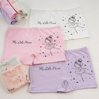 LOREZA ® 10er Pack Mädchen Pantys Boxershorts Unterwäsche aus Baumwolle - Gr. 92-170