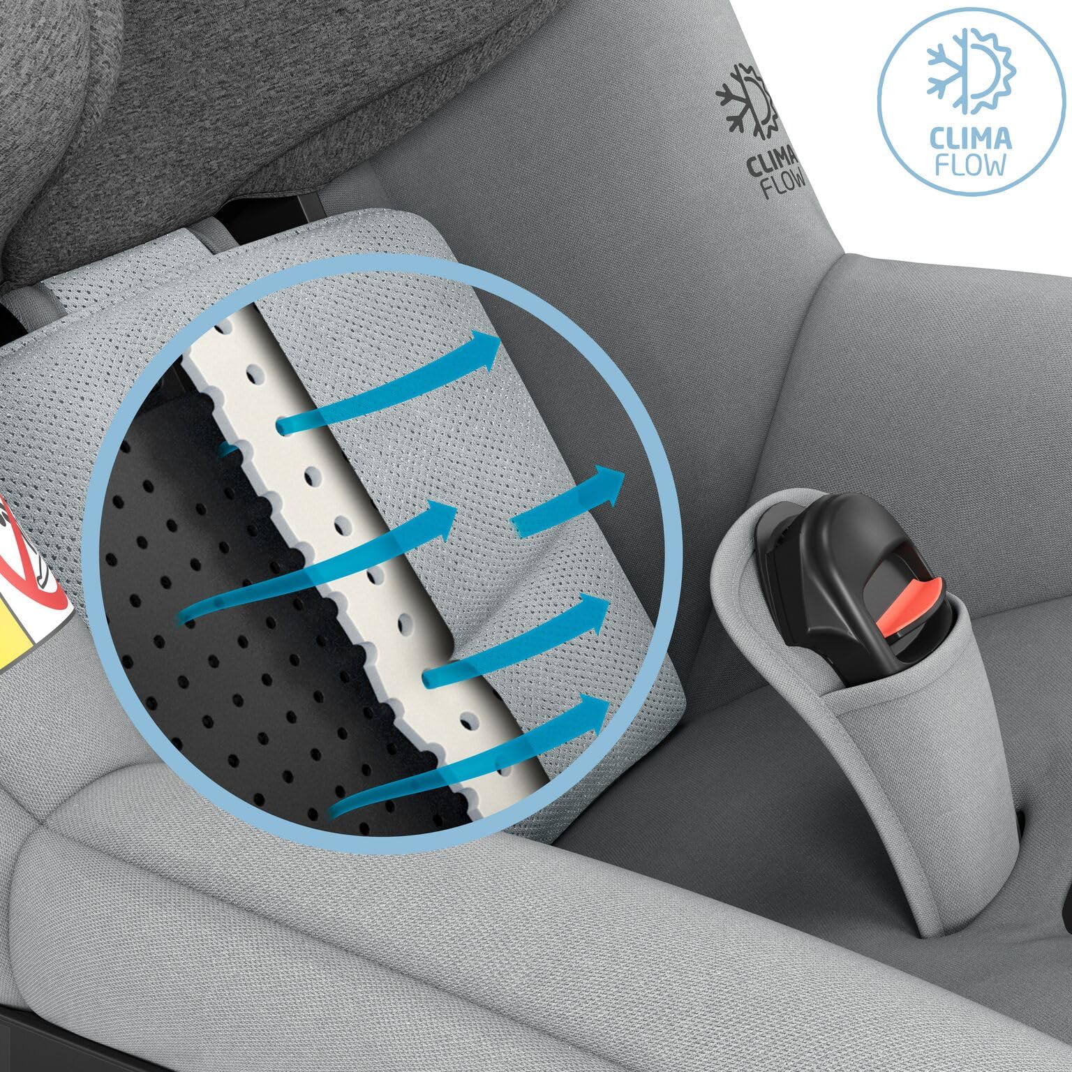 Maxi-Cosi Mica Pro Eco i-Size, 360°-Kindersitz mit ISOFIX, 0-4 Jahren, 40-105 cm, ClimaFlow, G-CELL-Seitenaufprallschutz, drehbarer Kindersitz, Neugeborene & Kleinkindsitz, Authentic Graphite - Meloni2