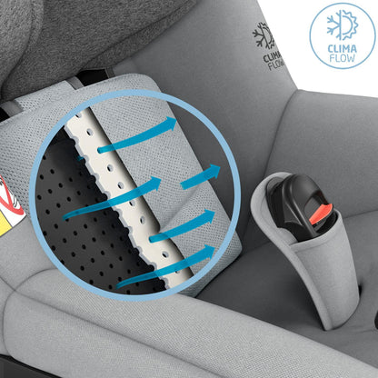 Maxi-Cosi Mica Pro Eco i-Size, 360°-Kindersitz mit ISOFIX, 0-4 Jahren, 40-105 cm, ClimaFlow, G-CELL-Seitenaufprallschutz, drehbarer Kindersitz, Neugeborene & Kleinkindsitz, Authentic Graphite - Meloni2