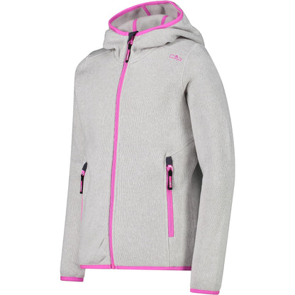 CMP Kids' Knit Tech Jacket with Fixed Hood Kid G Jacket Fix Hood 