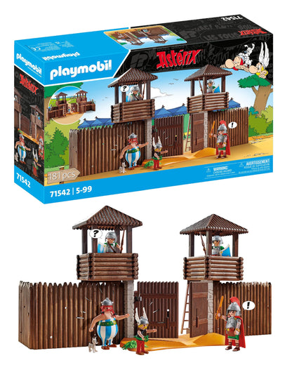 PLAYMOBIL Asterix 71542 Roman Camp, Exciting Conquest of the Camp by the Gauls, Includes Magic Potion for More Body Strength, Detailed Toy for Children from 5 Years