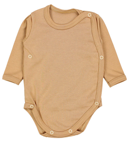TupTam Baby Body Langarm – Wickelbody Langarm für Jungen & Mädchen, 5er Pack, 100% Baumwolle, OEKO-TEX