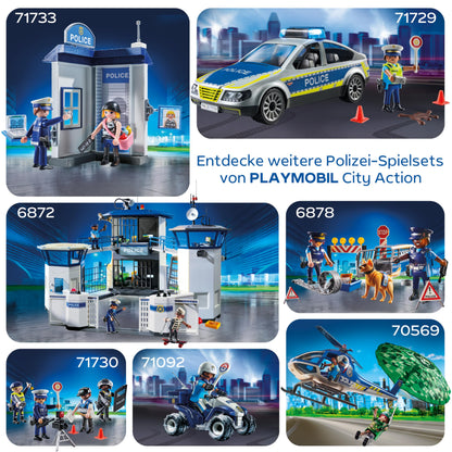 PLAYMOBIL | Action Heroes | Figurenset Polizei | Spielzeugfiguren | Polizeifigur | Spielzeug für Kinder ab 4 Jahren | 71730