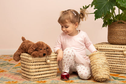 Teddy Hermann 92893 Schlenker-Hund 40 cm, Kuscheltier, Plüschtier