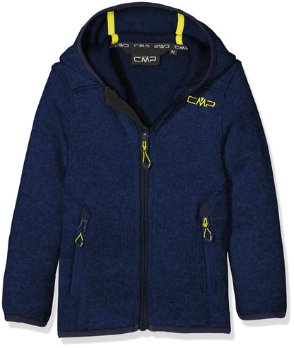 CMP Kids' Knit Tech Jacket with Fixed Hood Kid G Jacket Fix Hood 
