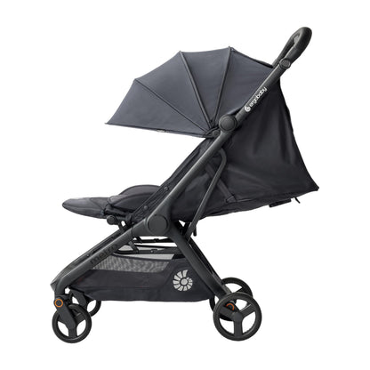 Ergobaby Metro3 Kinderwagen Buggy mit Liegefunktion, Baby-Buggy ab Geburt bis 22kg (0-4 Jahre), Zusammenklappbar und Autositz Kompatibel, höhenverstellbarer Griff, ergonomischer Sitz, Graphite Grey