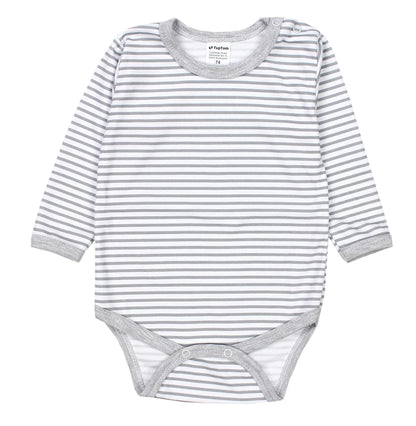 TupTam Baby Body Langarm – Weicher Body Baby 5er Pack aus Baumwolle, Unifarben, OEKO-TEX Zertifiziert