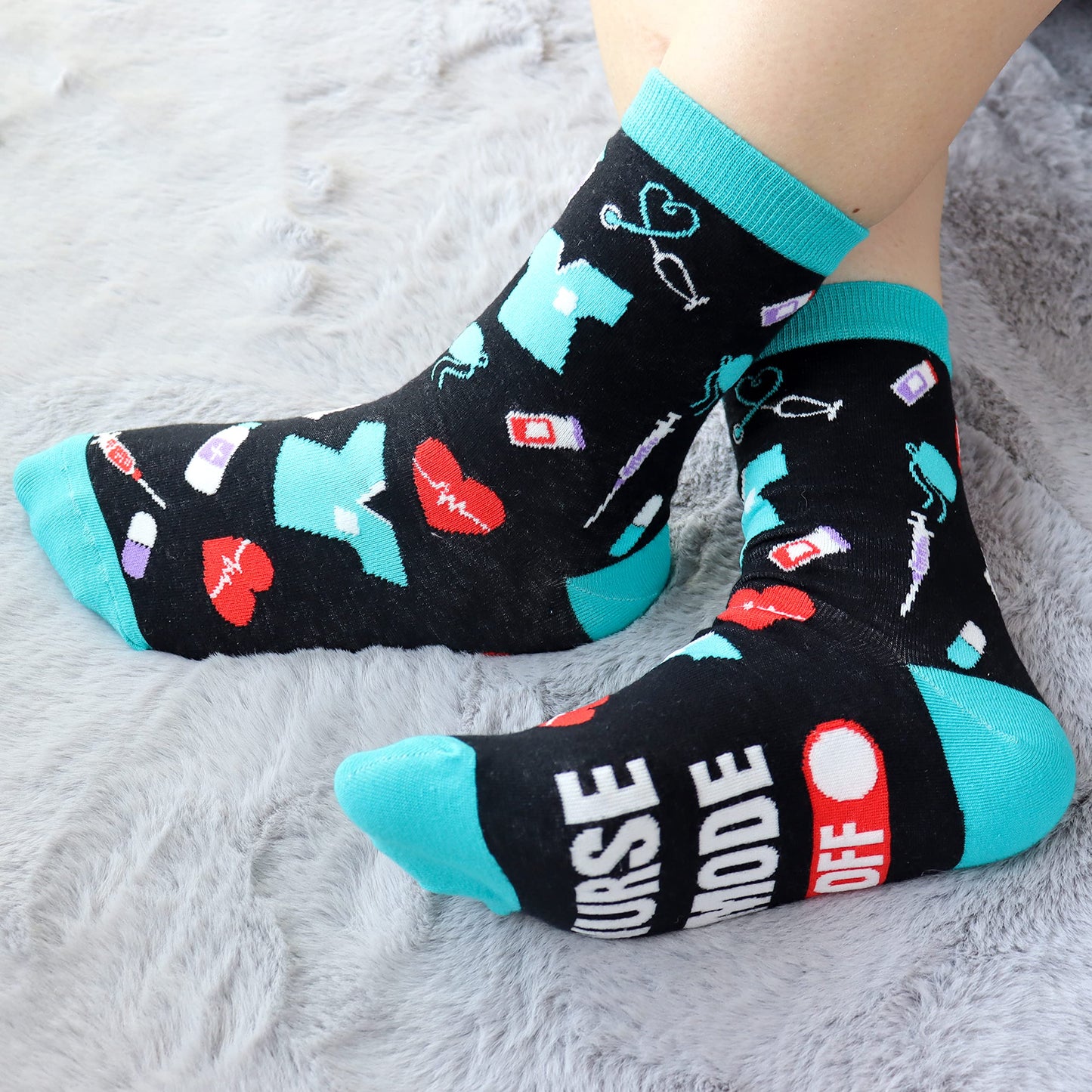 Socken 35-38 Pferd Mädchen Geschenk Knie Socken Baumwolle Socken