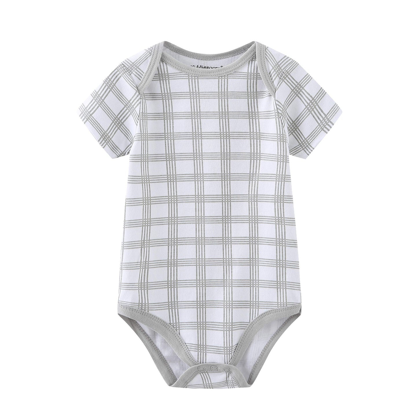 Kiddiezoom Baby-Body, Hose, Kleinkinder, Einteiler, Kleidung, Set, Outfits, für Jungen und Mädchen, Baumwollkappen, Kratzfäustlinge
