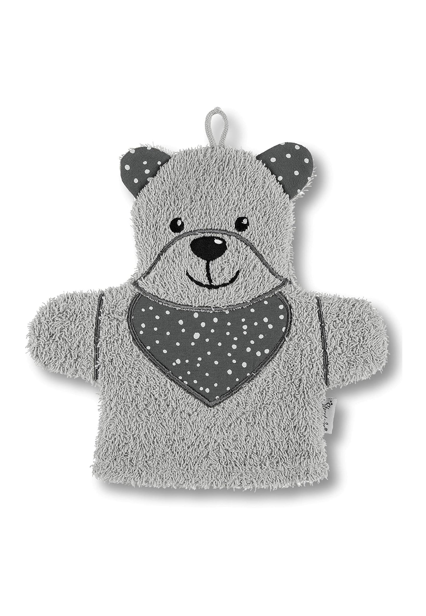 Sterntaler Spiel-Waschhandschuh Bär Ben, Größe: 22 x 24 cm, Mittelgrün
