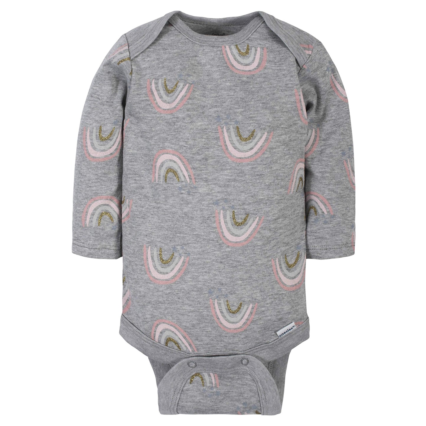 Mädchen 6er-Pack Langarm-Strampler Bodys Baby und Kleinkind T-Shirt Set (6er Pack)