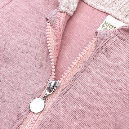 Kleinkind Baby Jungen Mädchen Baumwolle Strampler Langarm Mit Kapuze Reißverschluss Overall Body Baby Herbst Kleidung Pyjamas Outfit