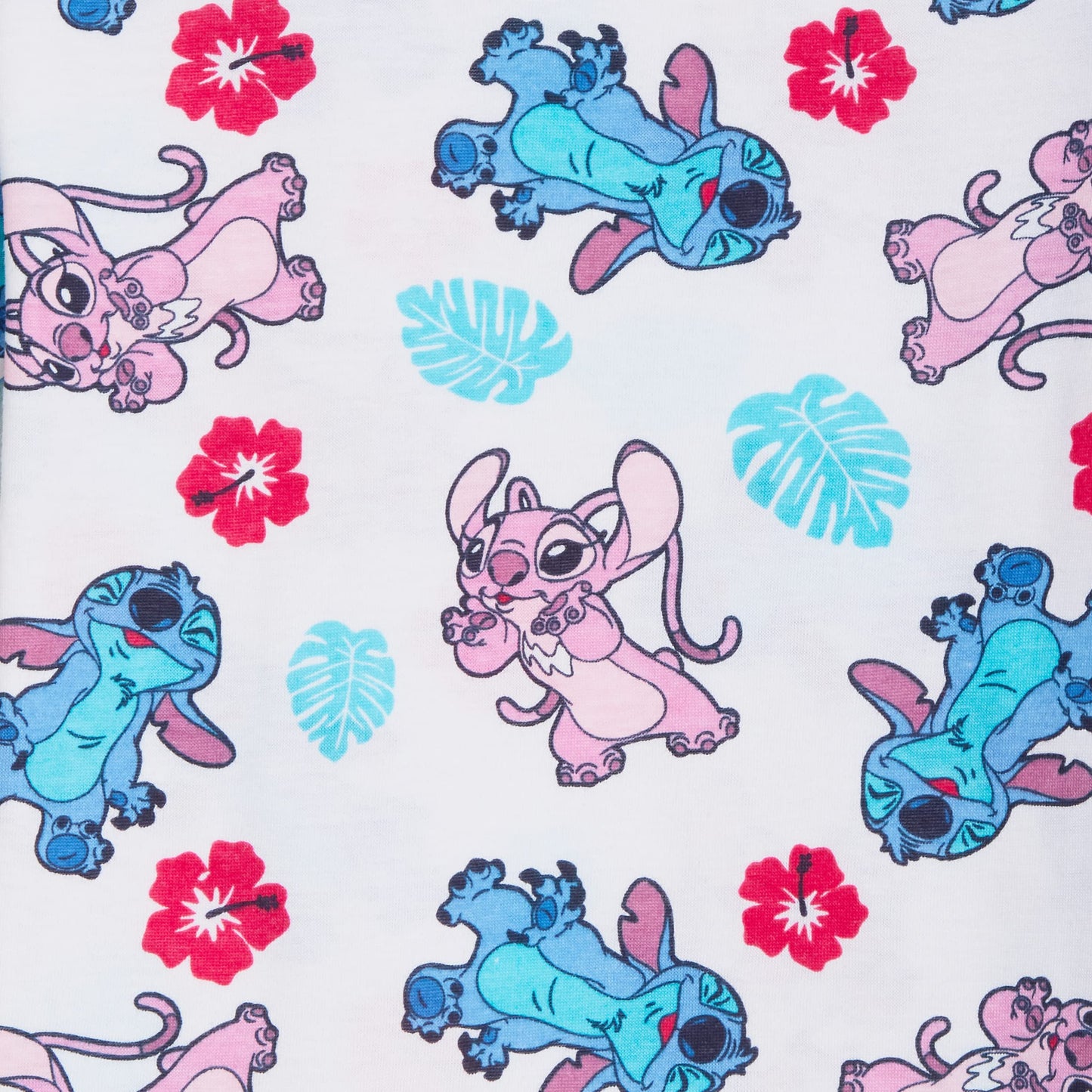 Disney Mädchen 3er-Pack Lilo und Stitch T-Shirts Kinder Angel Sommertop Kurzarm-T-Shirts