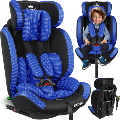 KIDIZ® Autokindersitz Triangle Premium Kindersitz Kinderautositz | Autositz Sitzschale | 9 kg - 36 kg 1-12 Jahre | Gruppe 1/2/3 | universal | zugelassen nach ECE R129/03 | mit Isofix - Meloni2