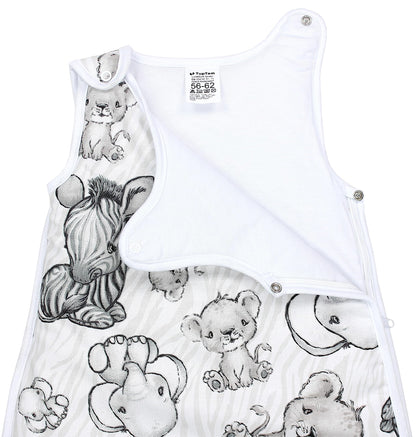 TupTam Baby Sleeping Bag 2.5 Tog - Oeko-Tex All-Year Sleeping Bag Children with Side Zip, Sleeveless