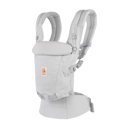 Ergobaby Adapt Babytrage für Neugeborene ab Geburt, 3-Positionen SoftFlex Mesh Ergonomische Babybauchtrage Rückentrage Baby-Tragetasche, Natural Beige, 1 Einheit