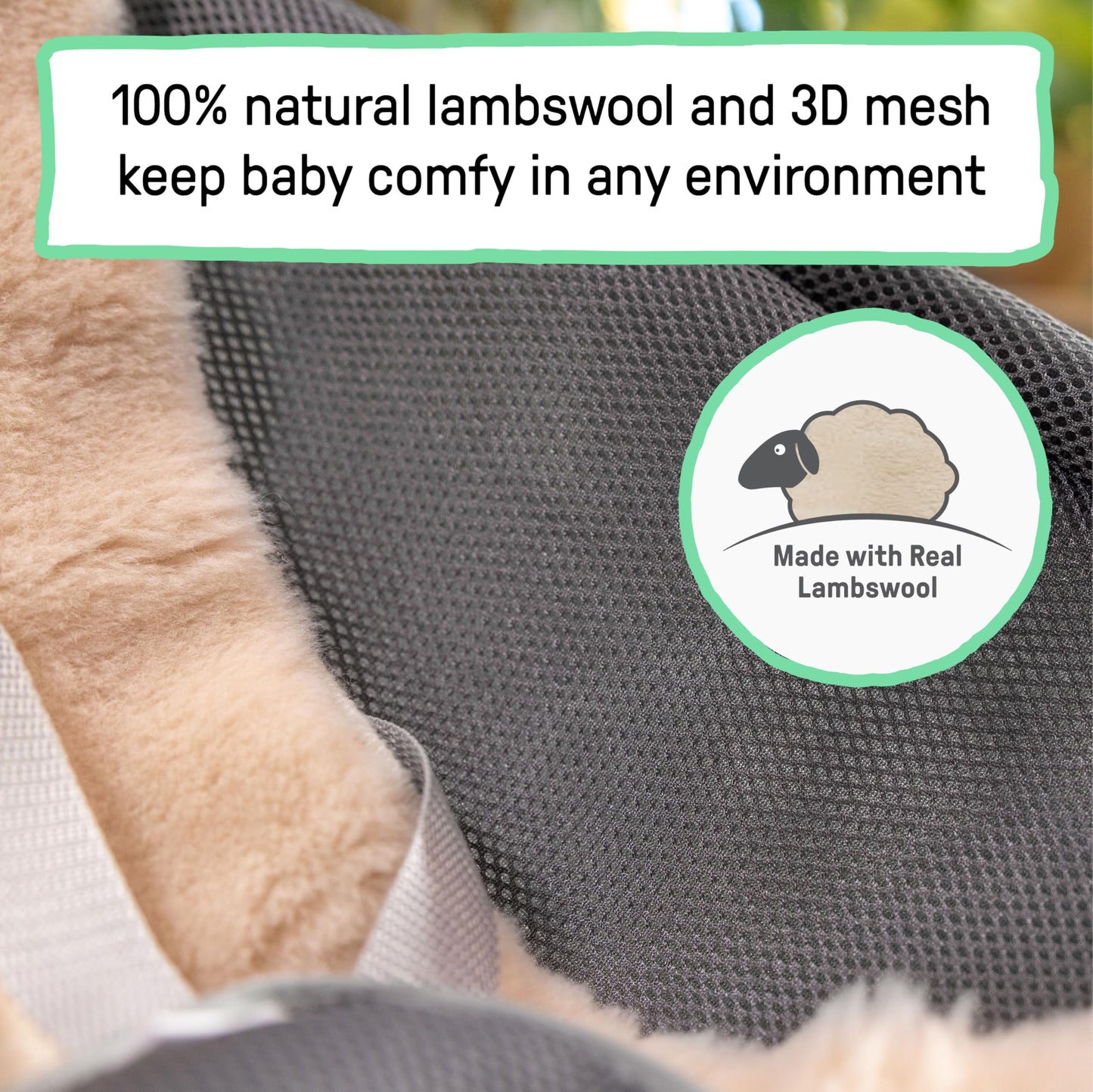 Ingenuity, Cuddle Lamb Babywippe Babyschaukel mit Schaukelfunktion und Vibrationen, Spielbogen mit 2 Plüsch Spielzeug, Musik, 4 Naturgeräuschen und Lautstärkeregler, ab Geburt bis 18 kg