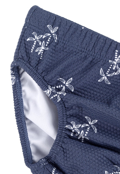 Sterntaler Badehose Palmen Jungen aus Bademodenstoff mit Palmendruck - Badehose Baby mit Windeleinsatz bis Größe 86/92 und UV Schutz 50+ für Sonnentage am Strand