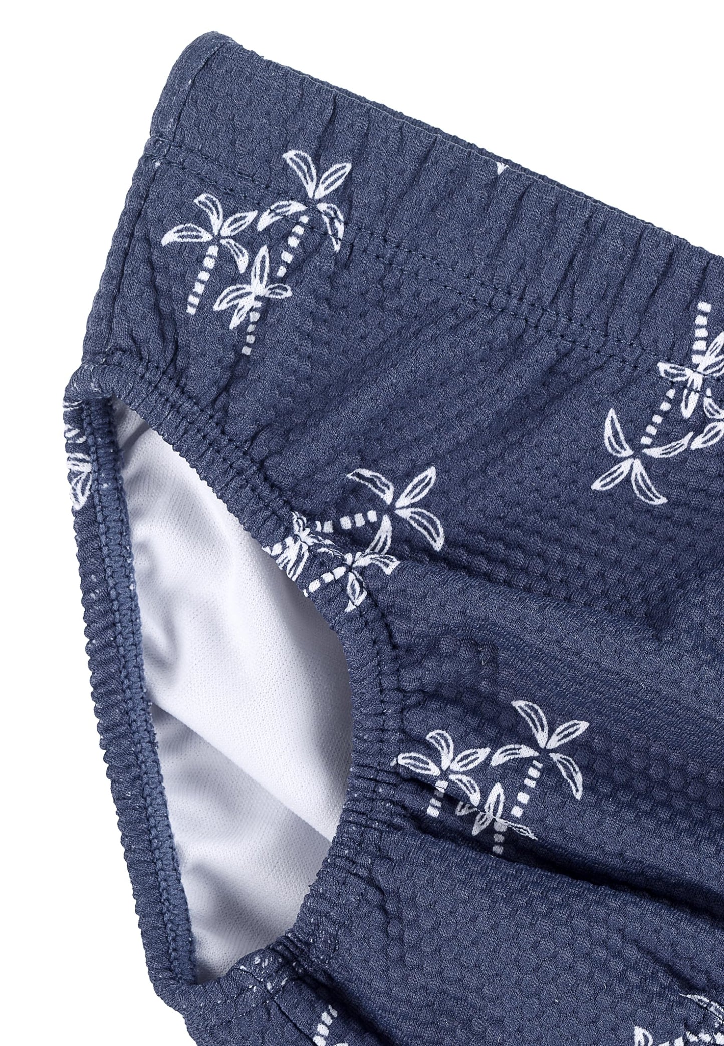 Sterntaler Badehose Palmen Jungen aus Bademodenstoff mit Palmendruck - Badehose Baby mit Windeleinsatz bis Größe 86/92 und UV Schutz 50+ für Sonnentage am Strand