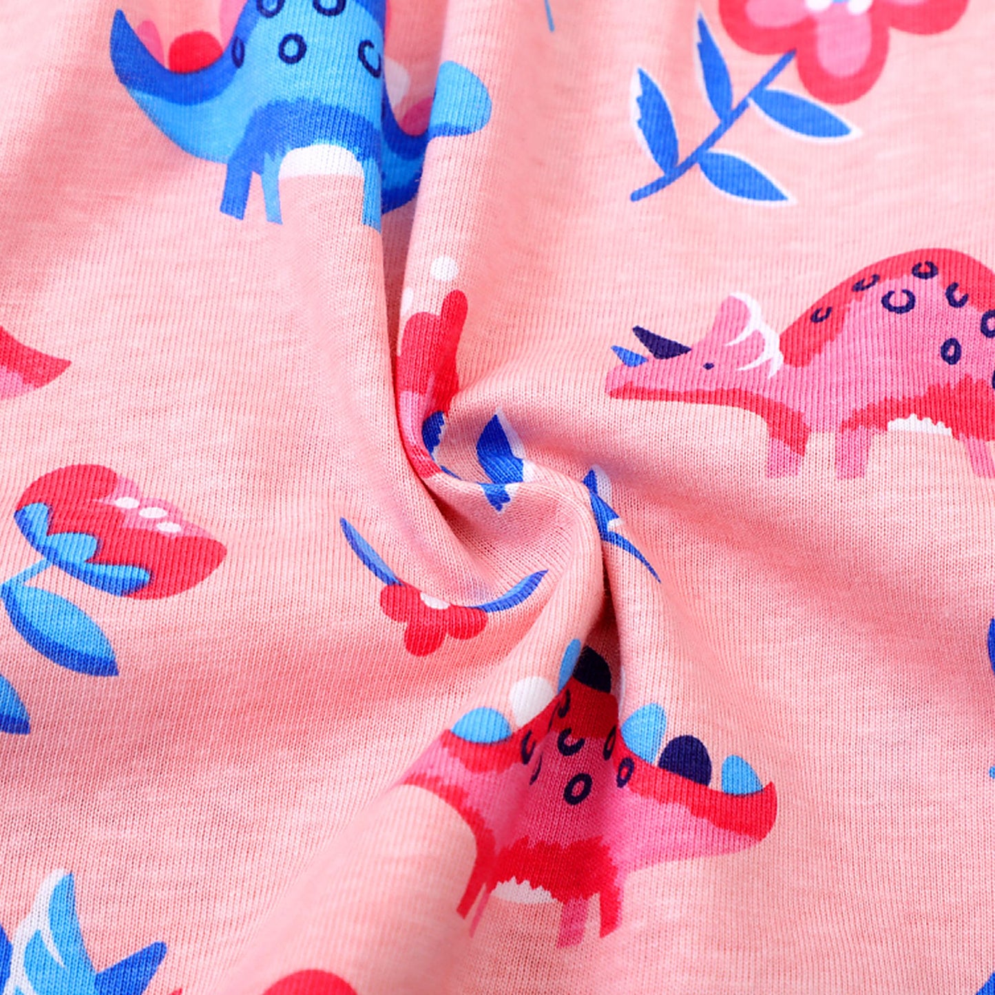 JinBei Mädchen Kleid Baumwolle Rundhals Rüschen Ärmellos Lässige Einhorn Cartoon-Applikationen Blau/Weiße Gestreift Kleidung Kinder Sommer Party Festliches Prinzessin A-Linie Kleider Gr. 98-128